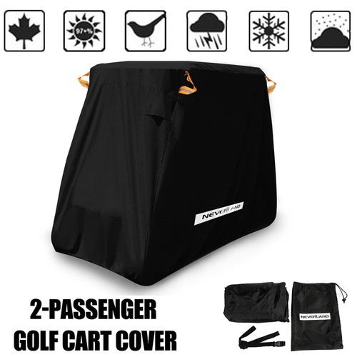 Black waterproof seater golf - black, 2